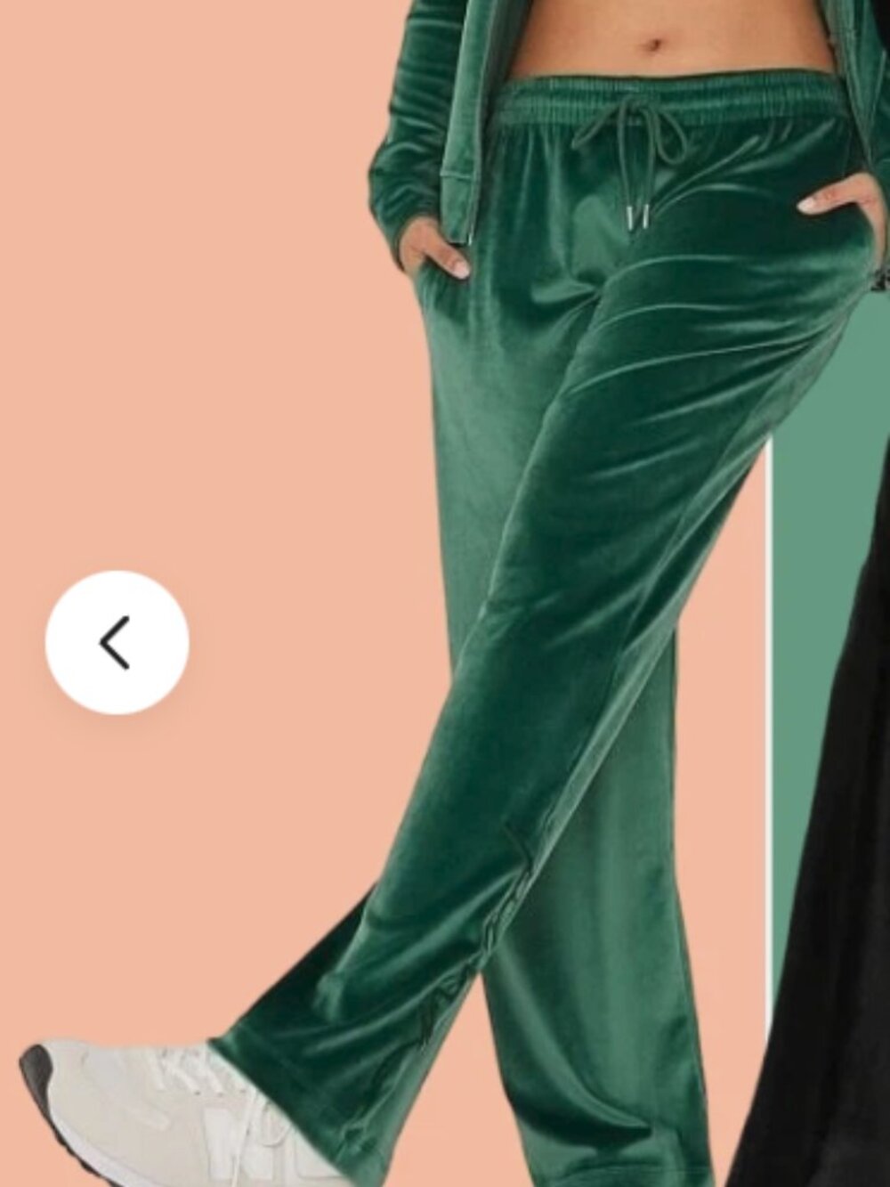 Victoria's Secret Velour Jogger Pants — Sage Green, Size XL